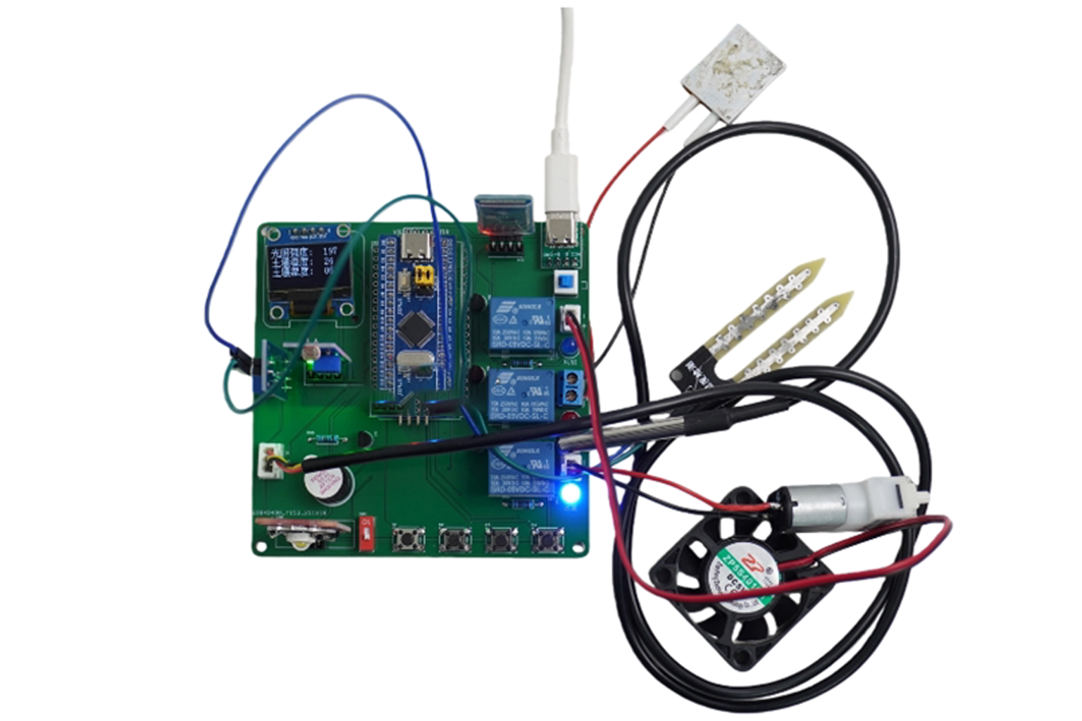 STM32智能大棚控制系統開發套件（藍牙版）