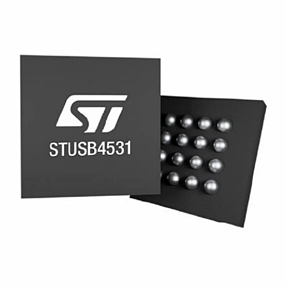 STUSB4531QTR ST USB Type-C Controller | 16-QFN (3x3) | 28V VBUS, 3A