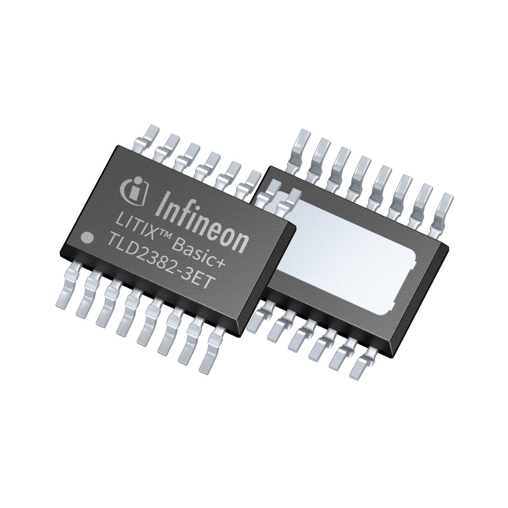 TLD23823ETXUMA1 Infineon LED Driver | PG-TFDSO-16-1 | 3-Ch, 150mA, 40V