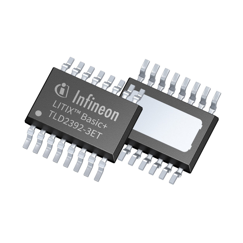 TLD23923ETXUMA1 Infineon LED Driver | PG-TFDSO-16-1 | 3-Ch, 150mA, 40V