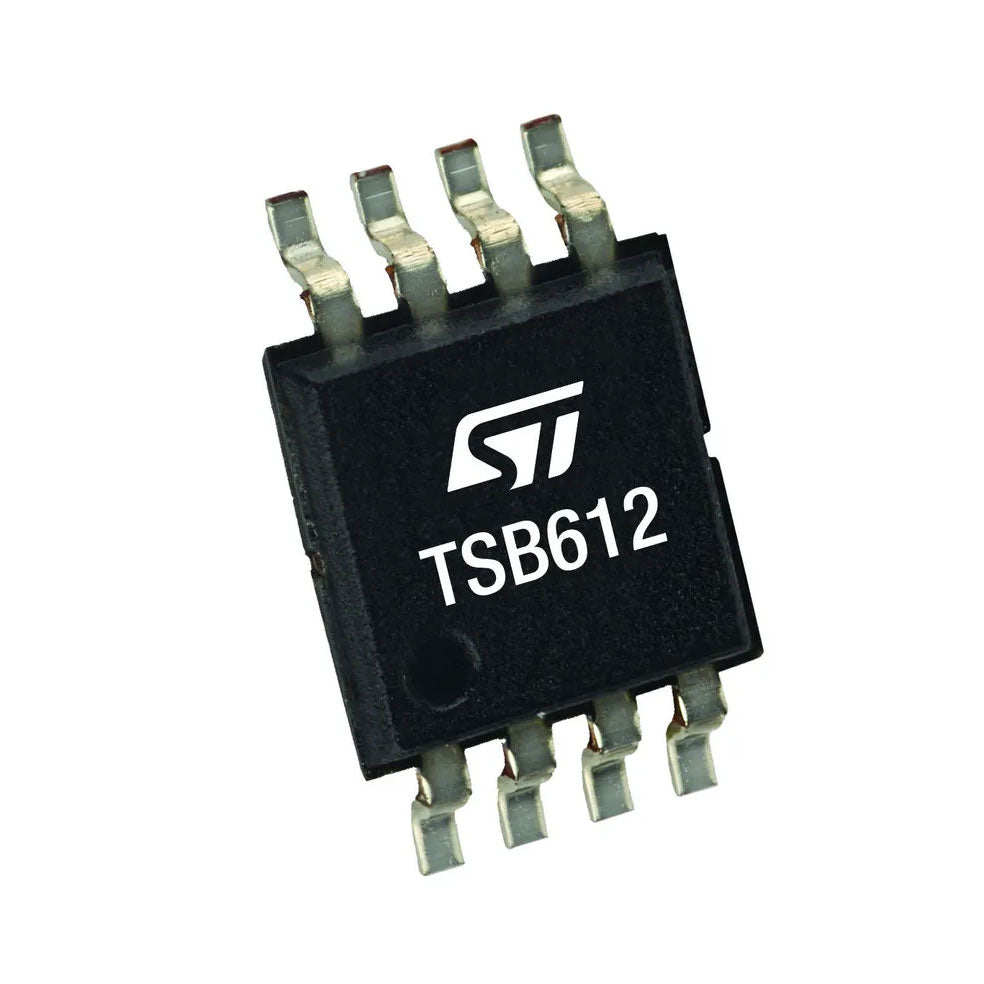 TSB612IST ST Operational Amplifier | 8-MINISO | 1.1MHz, 3.5V/µs