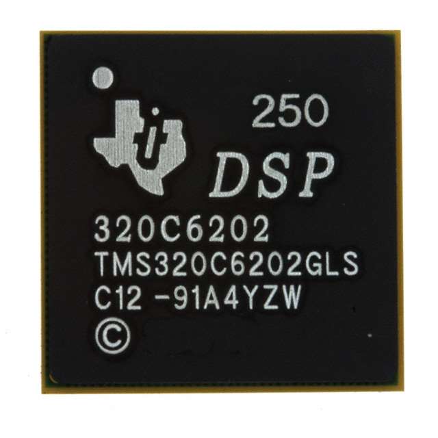 TMS320C6202GLS250 TI DSP | 384-FCBGA (18X18) | 250MHz, Fixed-Point