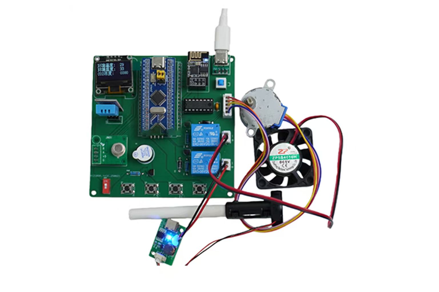 STM32智能果疏保鮮系統開發套件（DHT11、JW01 CO₂、機智雲WiFi）