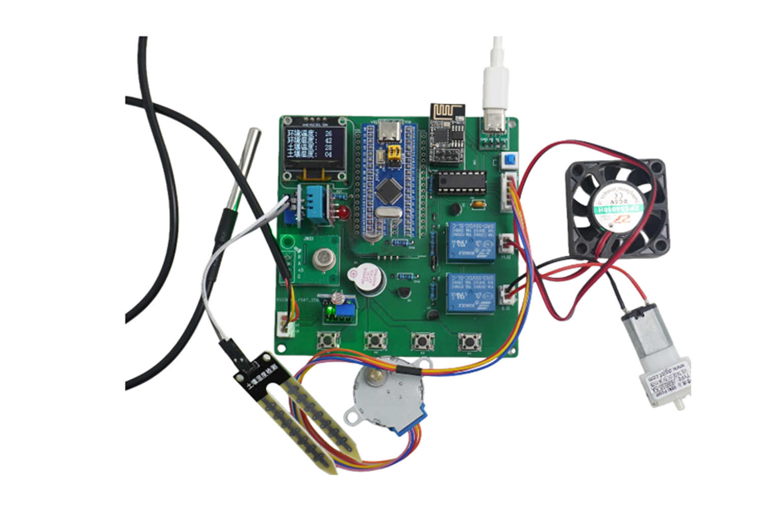 STM32智慧農業大棚監控系統開發套件（機智雲WiFi版）