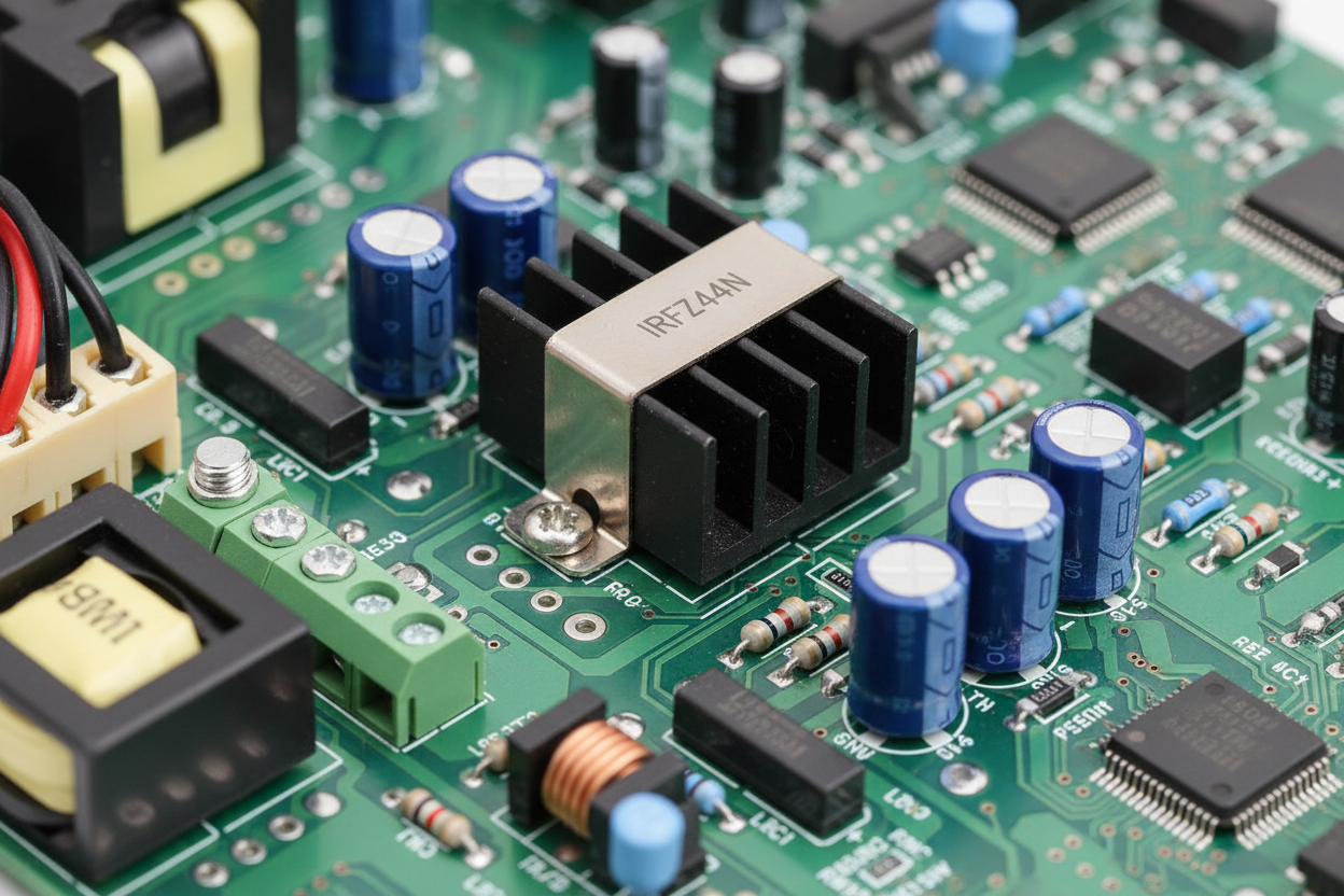 IRFZ44N - 电路板应用