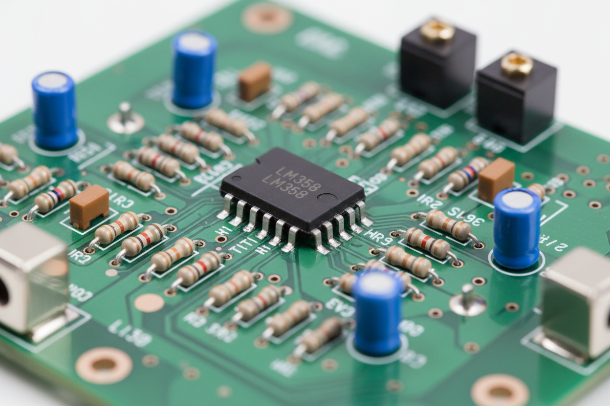 LM358 - 音频放大电路应用