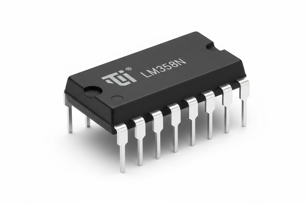 LM358N - DIP-8封装正面