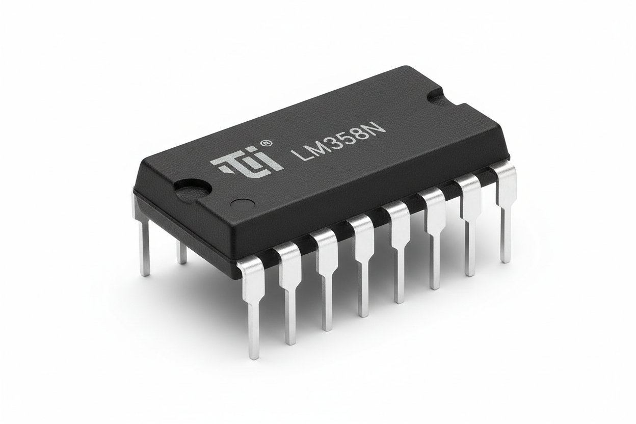 LM358N - DIP-8封装正面